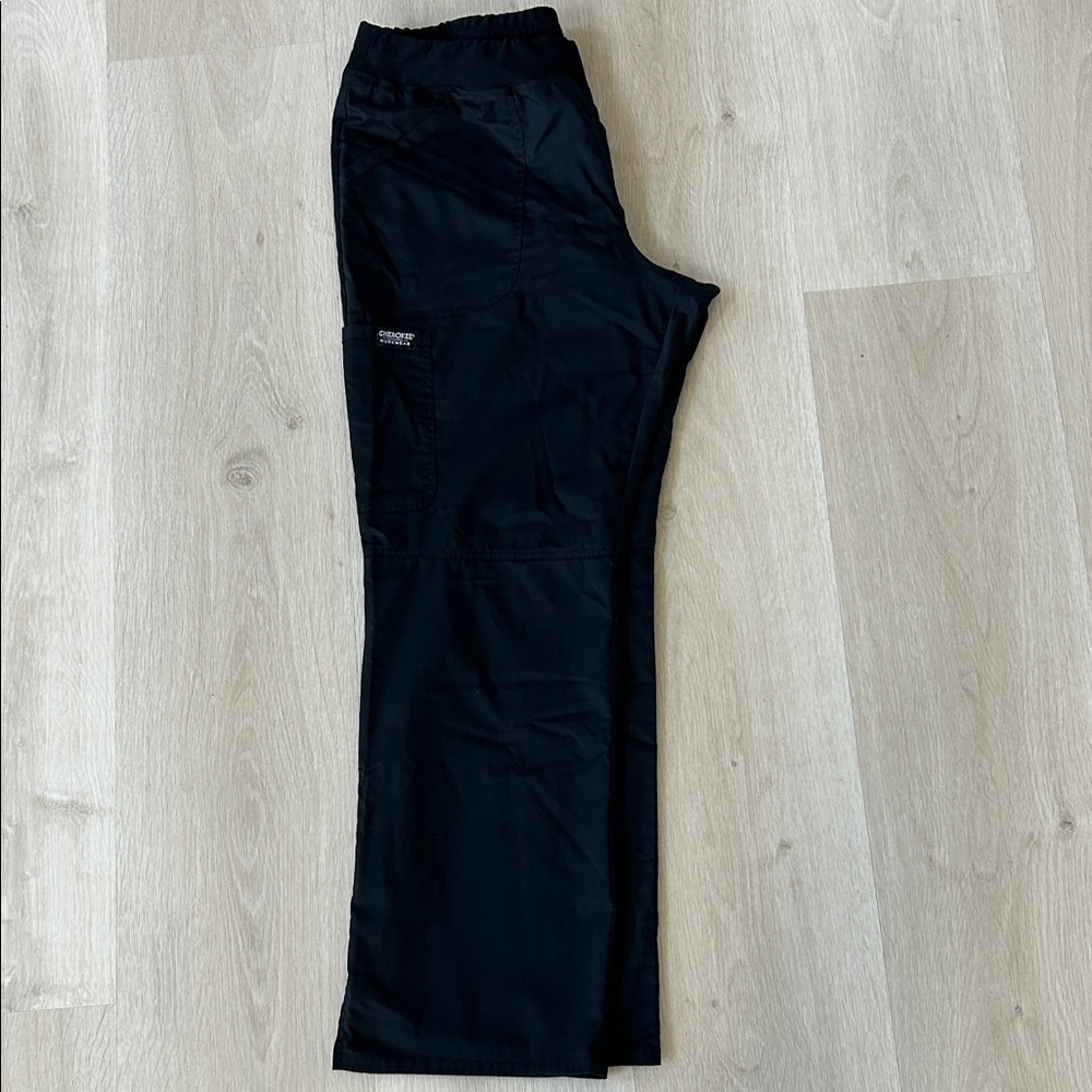 Women's Black Cherokee WorkWear scrub pants